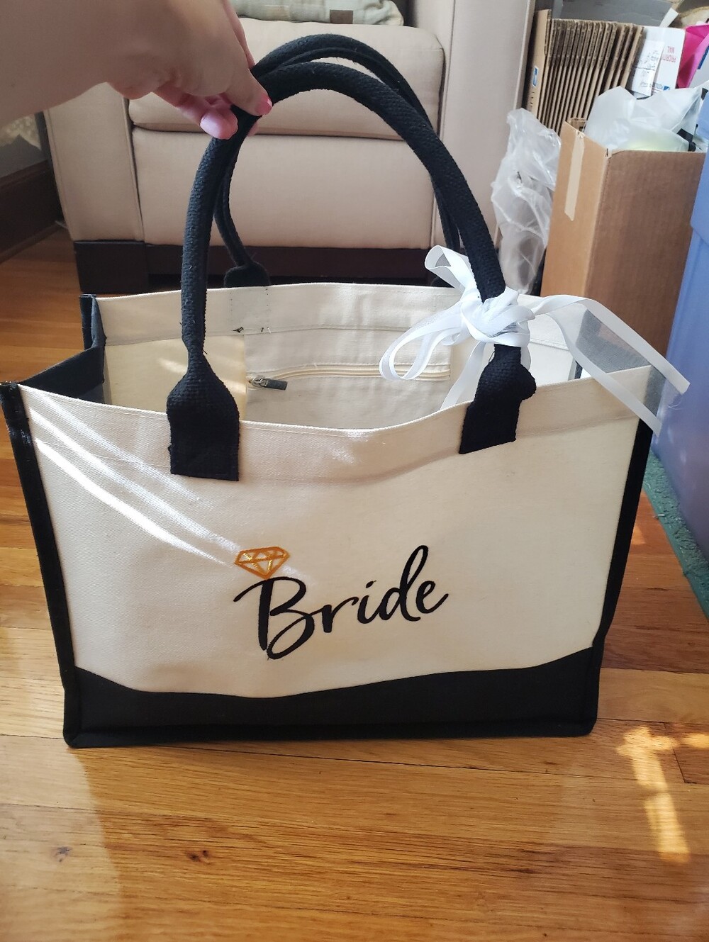 Bride Canvas Tote Bag